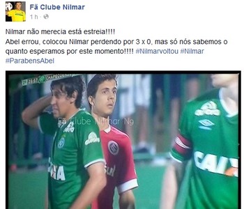 Chapecoense 5x0 Inter - redes sociais (Foto: Reprofução)