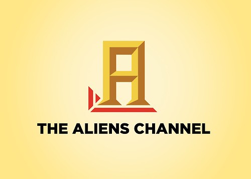 O History Channel, conhecido pelos programas sobre alienígenas ganha até novo logo (Foto: HonestSlogans) O History Channel, conhecido pelos programas sobre alienígenas ganha até novo logo (Foto: HonestSlogans)