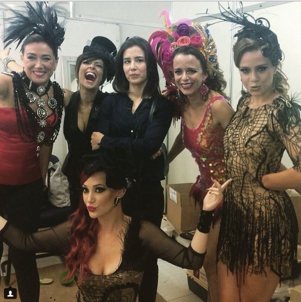 Marjorie Estiano, Leandra Leal e atrizes de &#39;Império&#39; (Foto: Instagram)