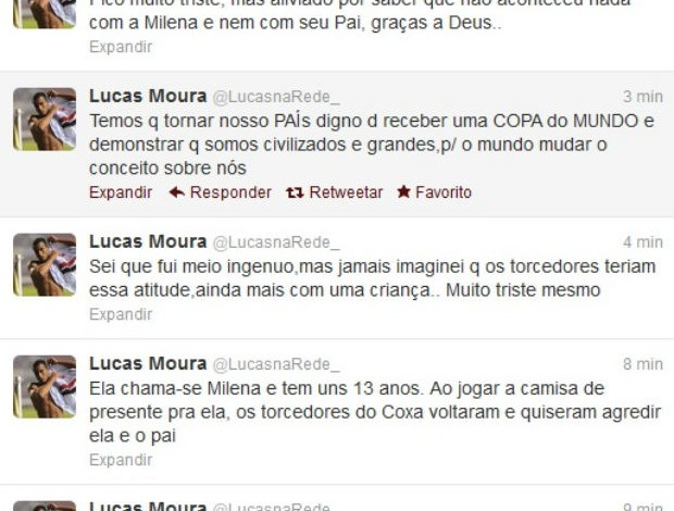 Lucas São Paulo Twitter (Foto: Reprodução / Twitter)