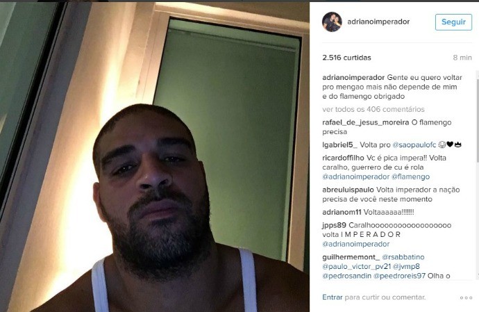 Adriano Instagram (Foto: Reprodução/Instagram)