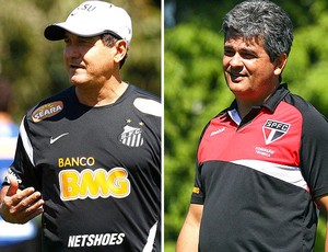 Muricy Santos Ney Franco São Paulo (Foto: Editoria de Arte / Globoesporte.com)