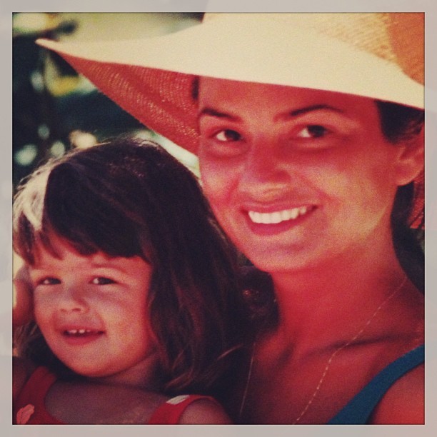 Luiza Brunet posta foto do fundo do baú com a filha, Yasmin  (Foto: Reprodução/ Instagram)