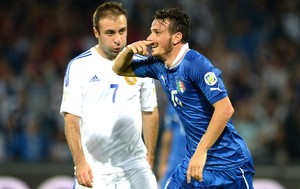Florenzi comemora gol da Itália contra a Armênia  (Foto: Getty Images)