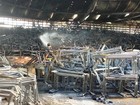 Fogo em ginásio destruiu móveis da  Secretaria de Educação de Porto Velho