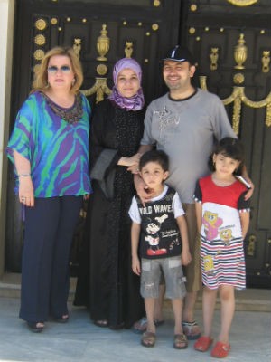 Para voltar ao Brasil, família precisou ir ao Líbano (Foto: Arquivo pessoal)