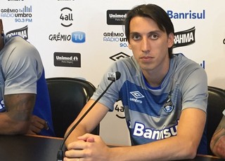 Walace Geromel Luan Grêmio convocados seleção (Foto: Eduardo Moura/GloboEsporte.com)