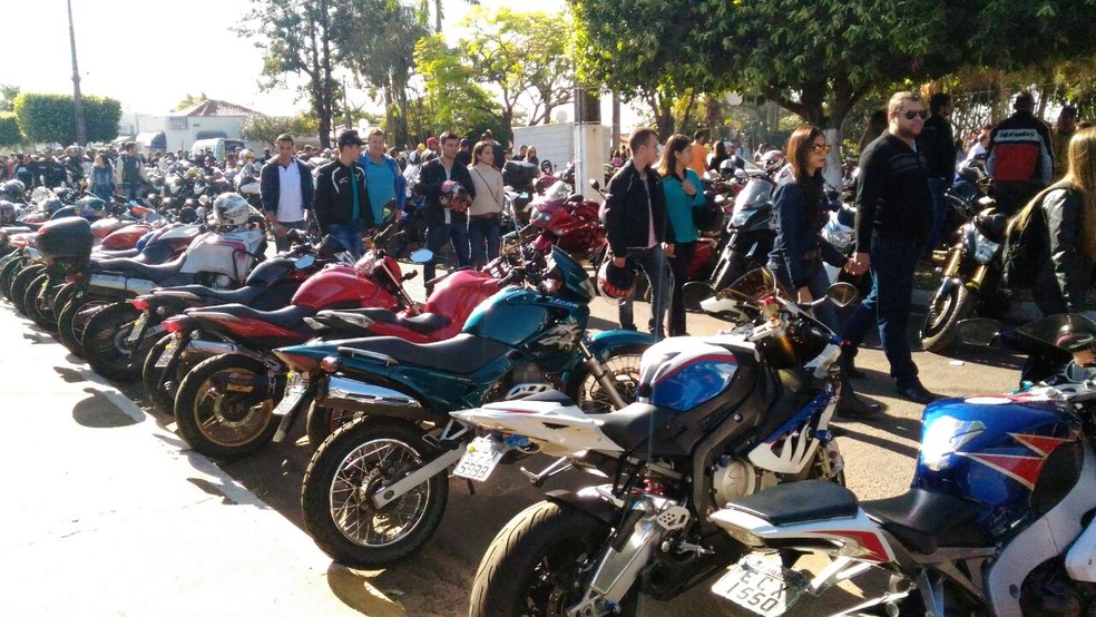 Moto Romaria foi realizada em Santo Expedito (Foto: Pascom/Santuário de Santo Expedito/Divulgação)