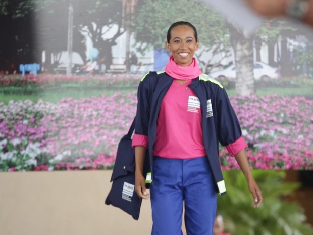 Novo uniforme foi apresentados para as trabalhadoras nesta quinta-feira (12) em Palmas (Foto: Divulgação/BR 153 Imagens)