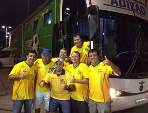 Amigos seguem a Seleção em motorhome (Foto: Divulgação)