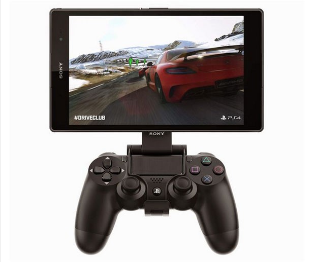 Acessório prende celular ao controle DualShock 4 para jogar games de PS4 por streaming (Foto: Divulgação/Sony)