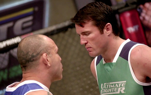 FRAME - Chael Sonnen e Wanderlei Silva (Foto: Reprodução) FRAME - Chael Sonnen e Wanderlei Silva (Foto: Reprodução)