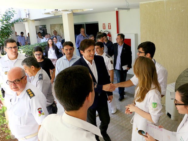Com ordem de serviço, obra no hospital da PM será retomada e após concluída oferecerá 130 leitos (Foto: Demis Roussos/Governo do RN)