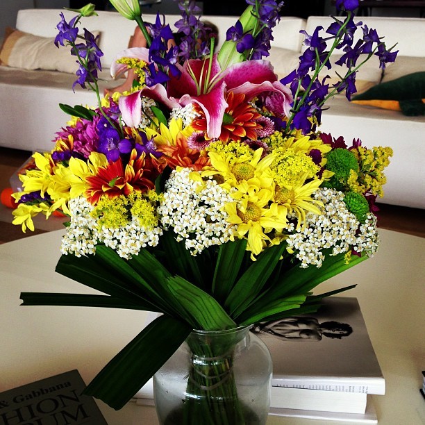 Flores de Murilo Rosa para Fernanda Tavares (Foto: Instagram / Reprodução)