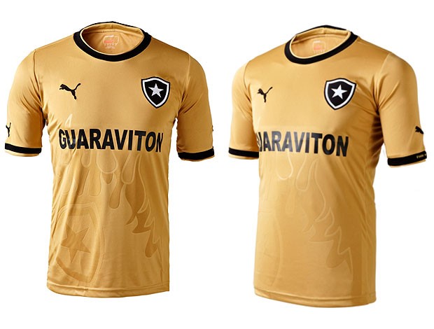 camisa Botafogo dourada  (Foto: Divulgação)