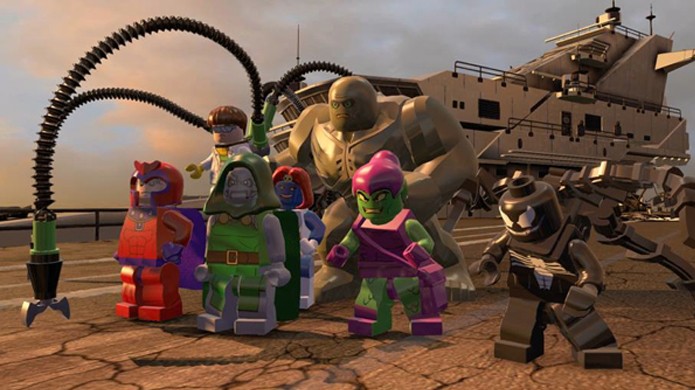 Não só de heróis é feito o elenco de LEGO Marvel Super Heroes, os vilões também marcam presença (Foto: comicsalliance.com)