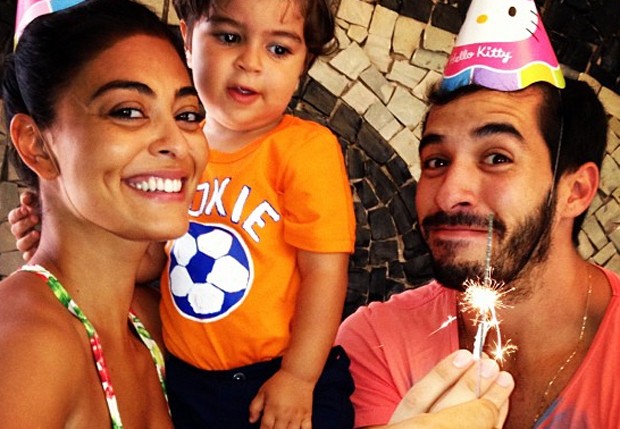 Juliana Paes, Pedro e Vander (Foto: Reprodução / Instagram)