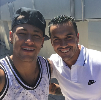 Neymar e Pedro Rodríguez (Foto: Reprodução / Instagram)