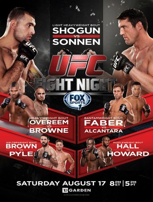 Cartaz UFC: Shogun x Sonnen (Foto: Reprodução/Twitter)