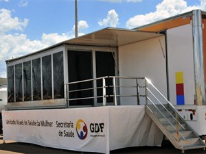 Governo do DF inaugura unidade móvel de saúde da mulher (Foto: Gerson Lucas / GDF)