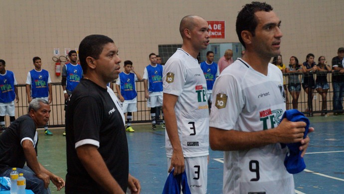 Iberê Barreto técnico do ABC futsal (Foto: Augusto Gomes/GloboEsporte.com)