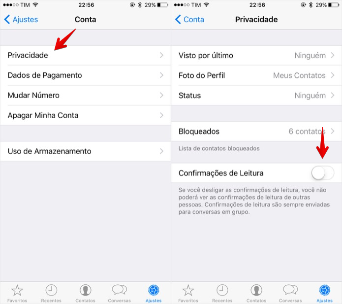 Tique duplo azul: como ler uma mensagem do WhatsApp no iPhone sem que os  outros saibam - Softonic