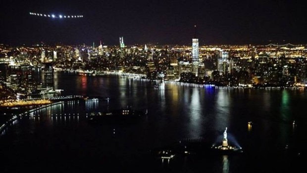 Sobrevoo em Nova York foi 'simbólico', segundo piloto (Foto: BBC)