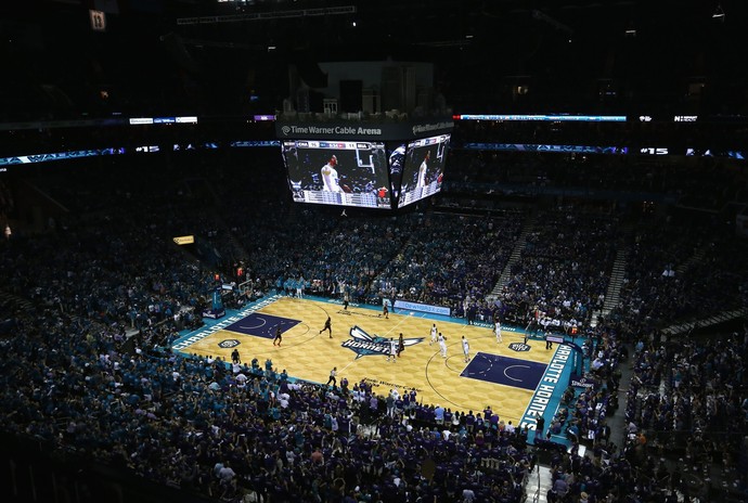 Time Warner Cable Arena - Casa do Charlotte Hornets (Foto: Getty Images)