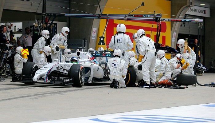 Felipe Massa pit stop Williams GP da China