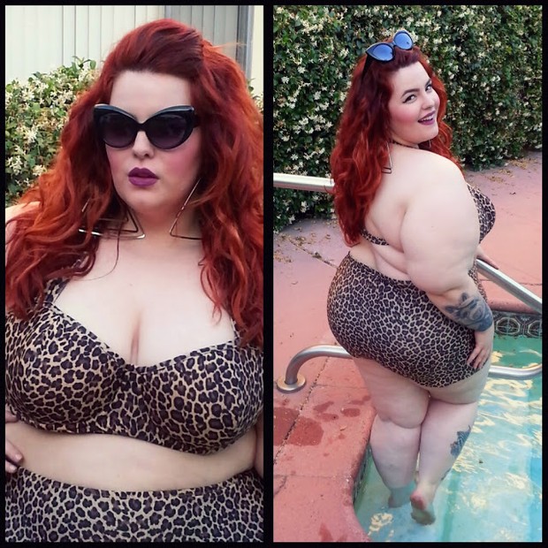 Tess Munster - a modelo não tem vergonha do corpo e adora um biquíni (Foto: Reprodução Instagram)