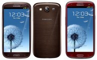 Eleito melhor do mundo, celular investe em novas cores para usuários (O S3 nas cores Amber Brown e Garnet Red (Foto: Reprodução))