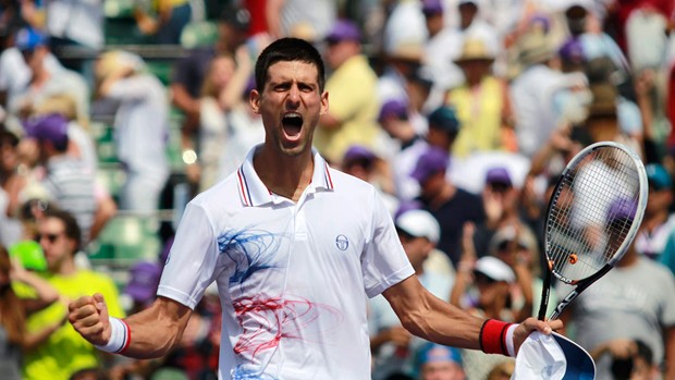 Novak Djokovic tênis Miami final (Foto: Reuters)