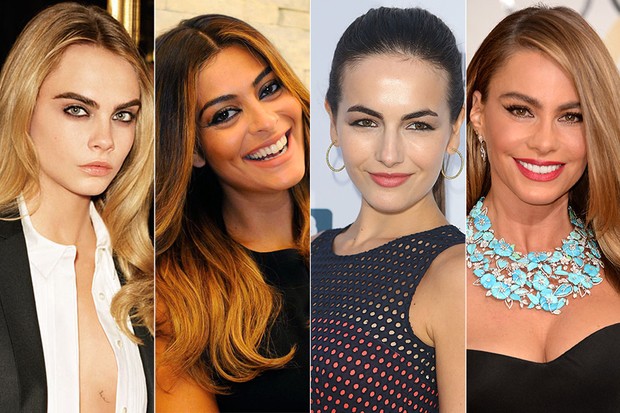 Cara Delevingne, Juliana Paes, Camilla Belle e Sofia Vergara (Foto: Divulgação | Getty Images | AFP)