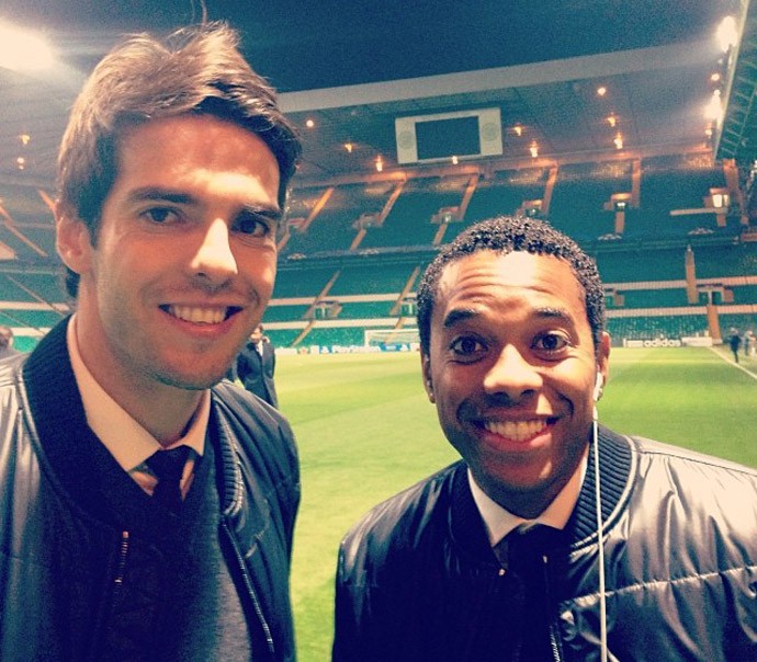 Kaká e Robinho (Foto: Reprodução/Instagram) Kaká e Robinho (Foto: Reprodução/Instagram)