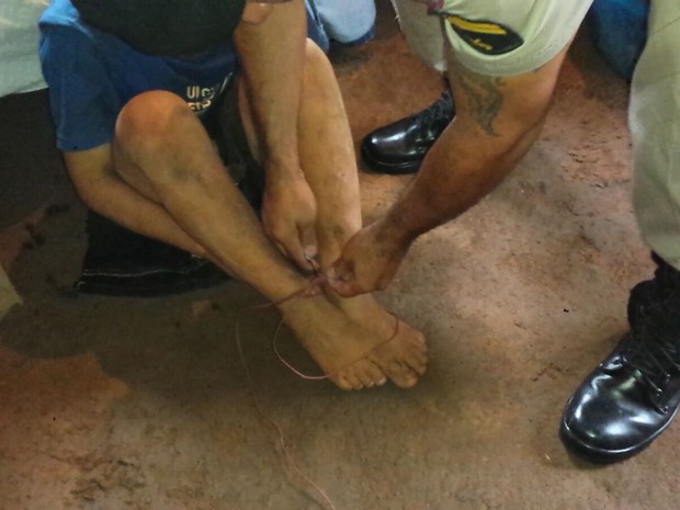 Criança é sequestrada e torturada em Uberlândia (Foto: Polícia Militar/Divulgação)