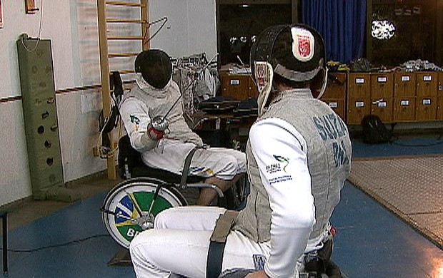 esgrima cadeira rodas (Foto: Reprodução/TV Globo)