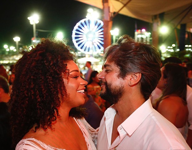 Juliana Alves e o marido, Ernani Nunes (Foto: Ricardo Cardoso/ Ed. Globo)
