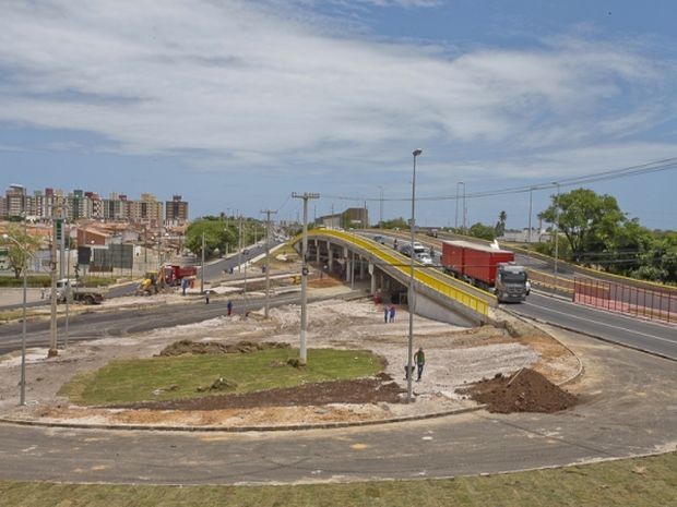 Alças de acesso ao viaduto do Detran em Aracaju serão liberadas (Foto: Divulgação/Victor Ribeiro/ASN)