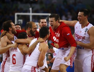 Croácia Pré-Olímpico basquete (Foto: MARCO BERTORELLO / AFP)