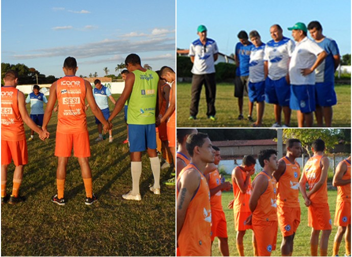 Primeiro treino do Parnahyba para Série D (Foto: Gilson Brito) Primeiro treino do Parnahyba para Série D (Foto: Gilson Brito)