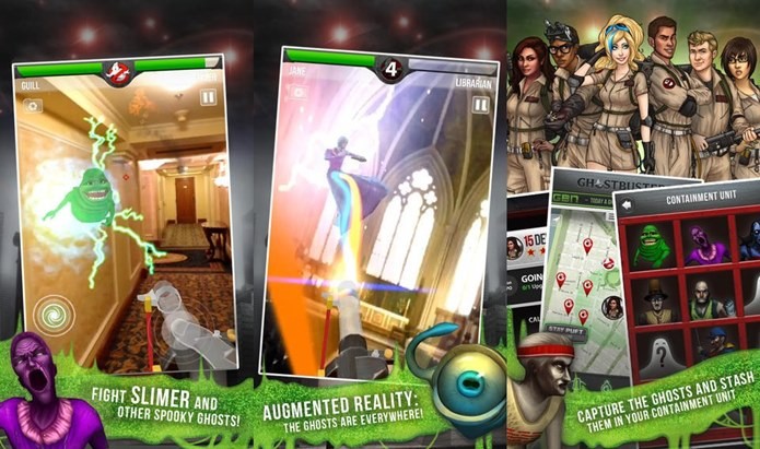 Jogo dos Caça-Fantasmas diverte com realidade aumentada (Foto: Divulgação)
