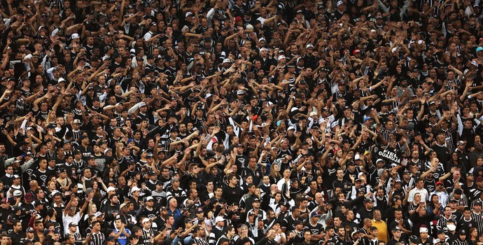 Torcida Corinthians x Botafogo (Foto: Marcos Ribolli)