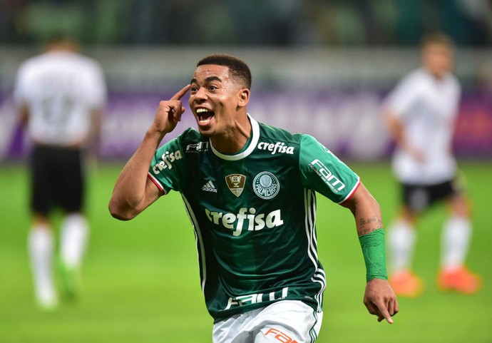 Gabriel Jesus Palmeiras x Figueirense (Foto: Marcos Ribolli)