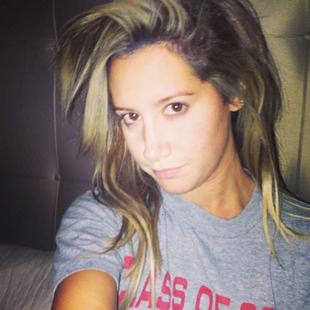 Ashley Tisdale posta foto de cara lavada (Foto: Instagram/Reprodução) .