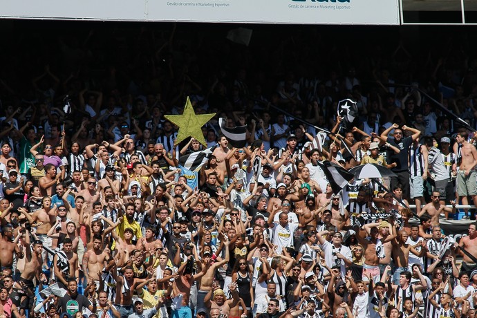 Torcida Botafogo Nilton Santos Engenhão (Foto: Vitor Silva / SSpress)
