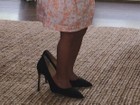 Mini diva: Filha de Beyoncé usa o sapato da mãe