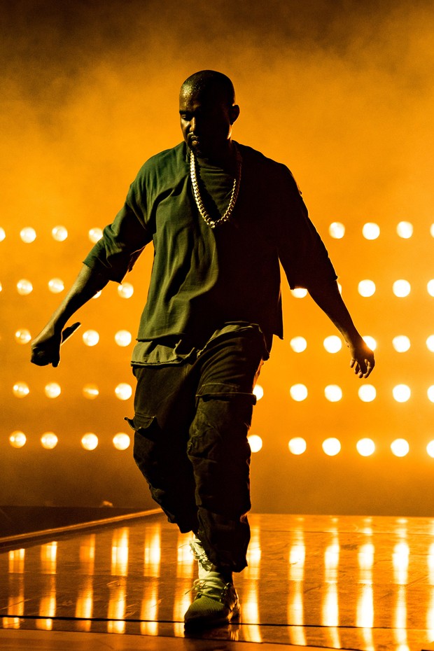 Kanye West em show de setembro de 2015 (Foto: Getty Images)