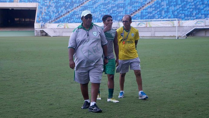 Alecrim - Edson Alves - Valdierre Ferreira (amarelo) (Foto: Diogenes Baracho/Alecrim FC/Divulgação) Alecrim - Edson Alves - Valdierre Ferreira (amarelo) (Foto: Diogenes Baracho/Alecrim FC/Divulgação)