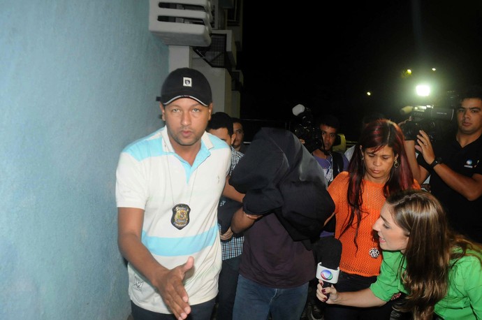 terceiro preso arruda morte torcedor (Foto: Aldo Carneiro / Pernambuco Press)