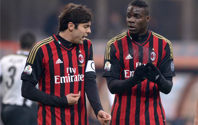 Kaká Balotelli Milan (Foto: Getty Images)